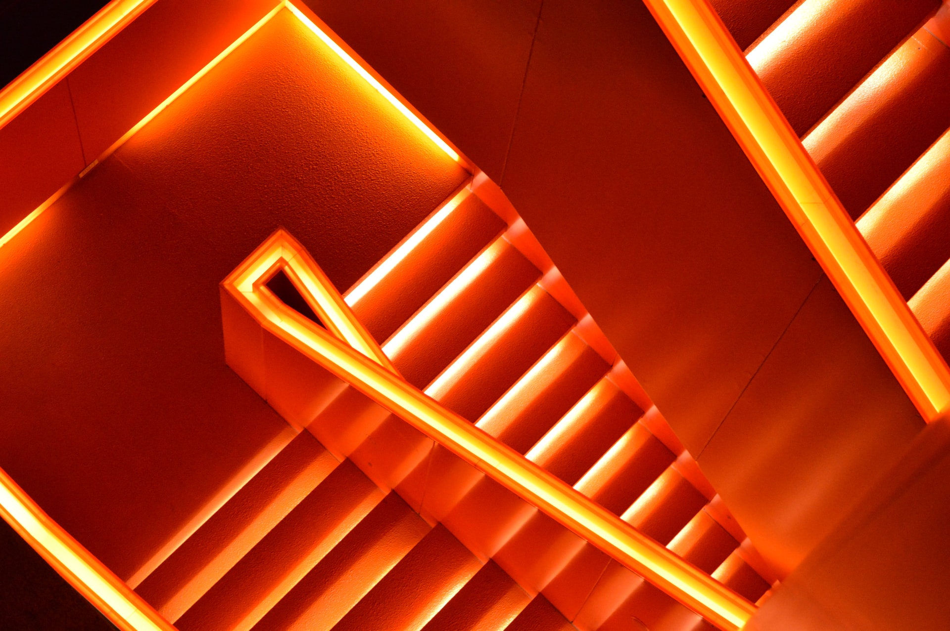 stairs design with light